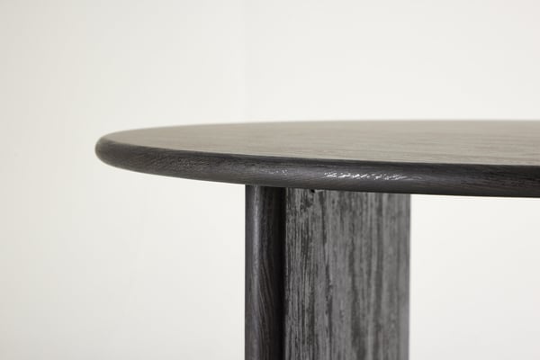 Ruokapöytä, Björholmen, ⌀120 cm, valkolakattu