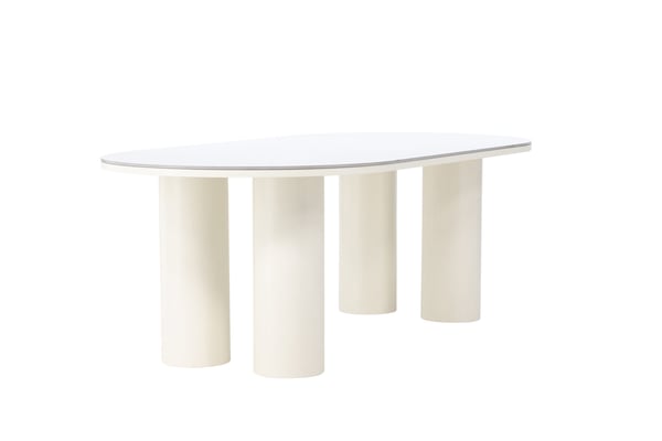 Ruokapöytä, Havstenssund, 220x110 cm, Valkoinen