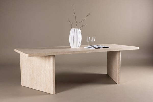 Ruokapöytä, Skagen, 240x100 cm, Beige