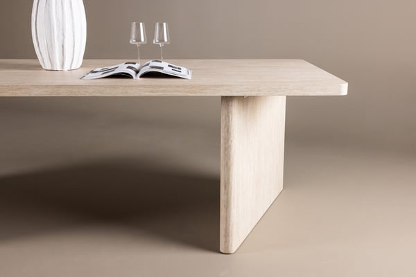 Ruokapöytä, Skagen, 240x100 cm, Beige