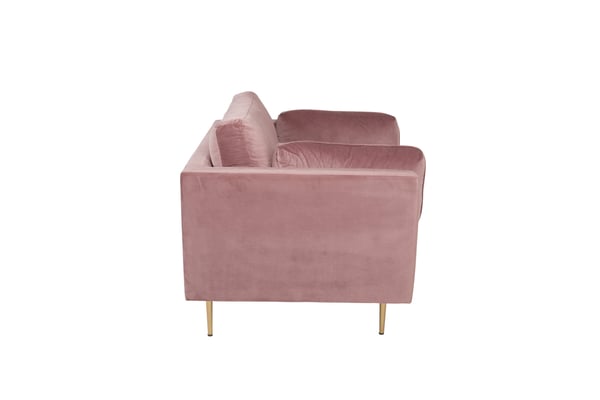 Nojatuoli, Boom Single Chair Velvet, 86x84x110 cm, Vaaleanpunainen