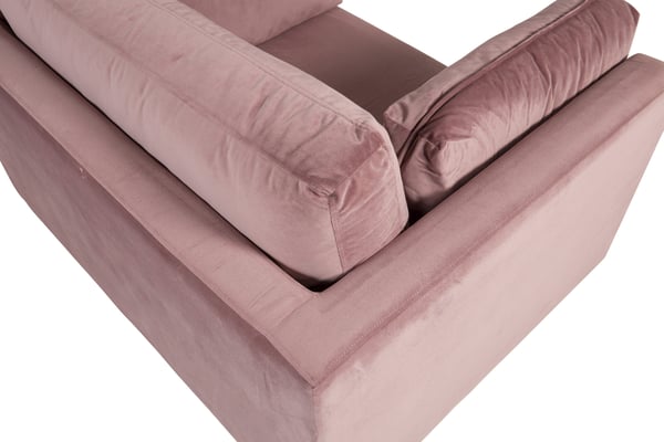 Nojatuoli, Boom Single Chair Velvet, 86x84x110 cm, Vaaleanpunainen