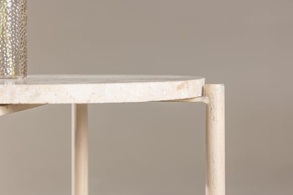 Sohvapöytä, Sandhamn, ⌀40 cm, Beige