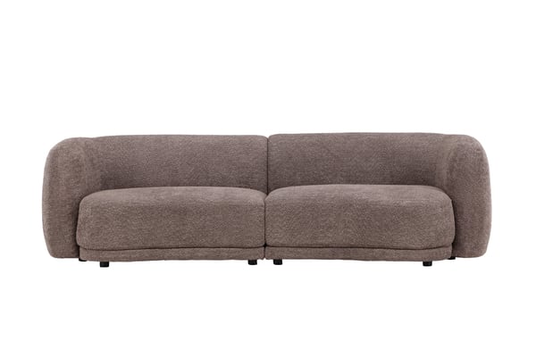 Sohva, Cielo 3-istuttava, 91x268x80 cm, Ruskea