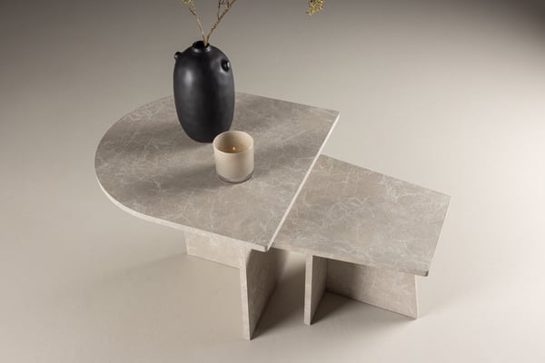 Sohvapöytä, Sala, 60x60 cm, Beige