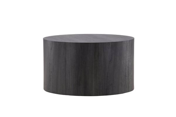 Sohvapöytä, York, ⌀80 cm, Musta