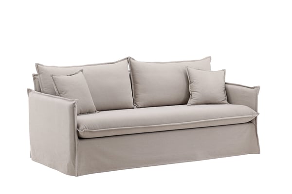 Sohva, Nova 3-paikkainen, 200x94 cm, Ruskea