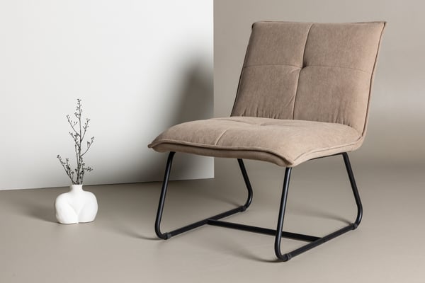 Lounge-tuoli, Madison, 77x59x79 cm, Ruskea
