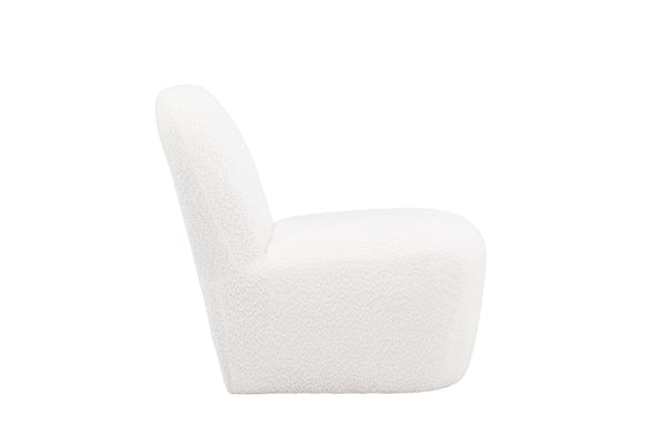 Lounge-tuoli, Mahla, 82x70x77 cm, Valkoinen