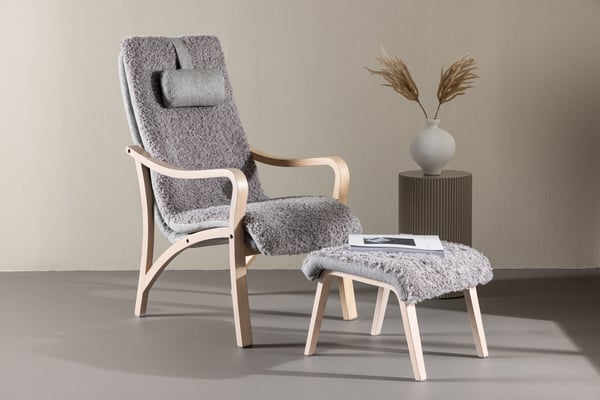 Lounge-tuoli, Fårö, 89x60x107 cm, Vaaleanharmaa Lounge-tuoli, Fårö, 89x60x107 cm, Vaaleanharmaa