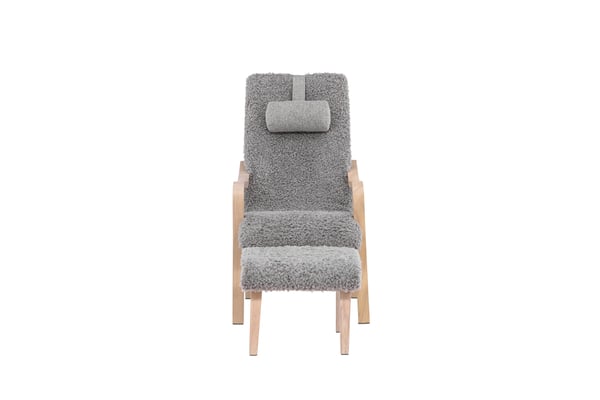 Lounge-tuoli, Fårö, 89x60x107 cm, Vaaleanharmaa