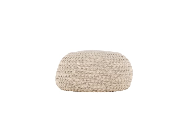 Pouf SAM, pyöreä, Ø60 cm, beige