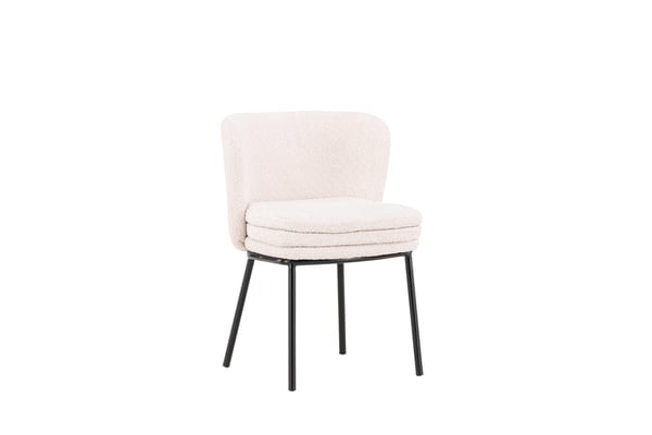 Ruokatuoli, Agnes 2 kpl, 56,5x46,5x76,5 cm, Valkoinen