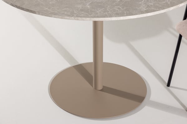 Ruokapöytä, Lycke, ⌀110 cm, Beige