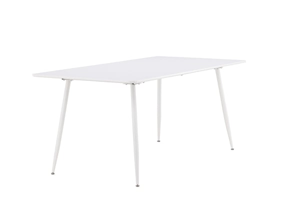 Ruokapöytä, Silar, 90x180 cm, Valkoinen