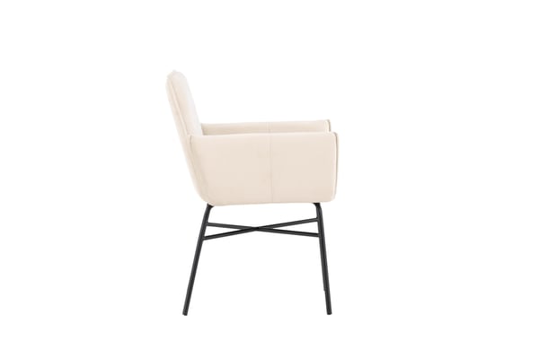 Ruokatuoli, Petra, 59x56x86 cm, Beige