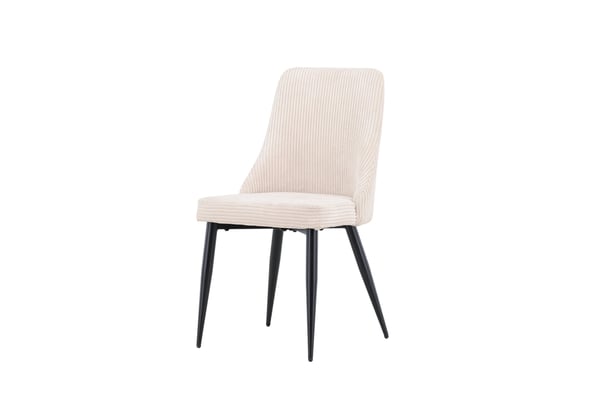 Ruokatuoli, Leone 2-pack, 57x48x89 cm, Beige