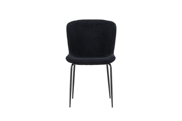 Ruokatuoli, Modesto 2-pack, 55x50x81 cm, Musta