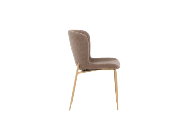 Ruokatuoli, Modesto 2-pack, 55x50x81 cm, Ruskea