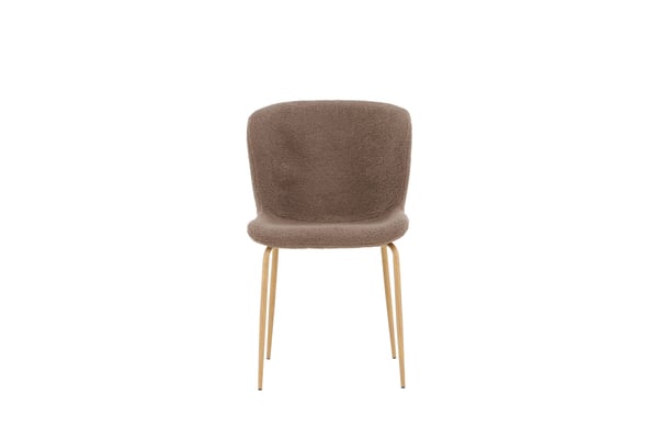 Ruokatuoli, Modesto 2-pack, 55x50x81 cm, Ruskea