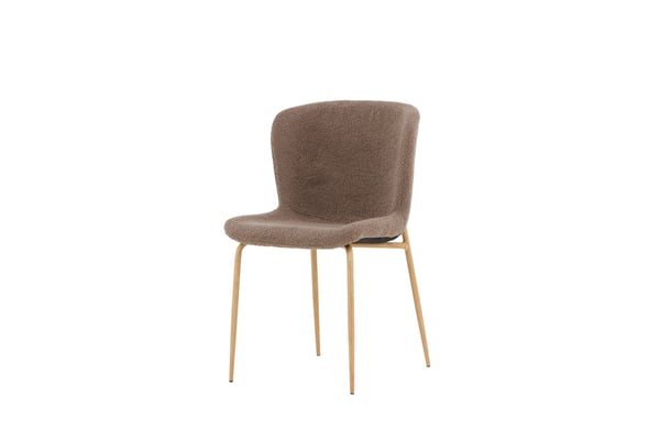 Ruokatuoli, Modesto 2-pack, 55x50x81 cm, Ruskea
