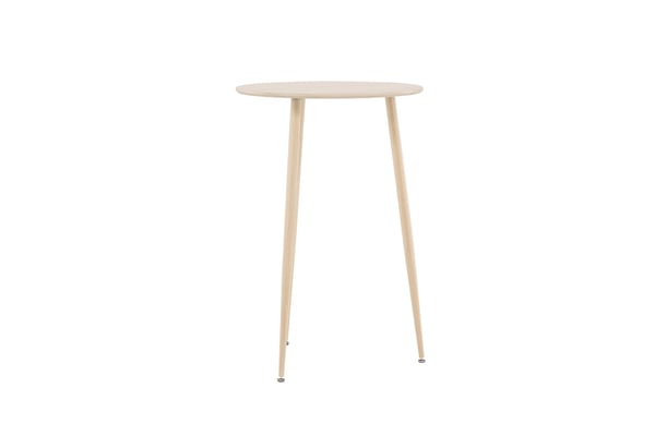 Baari pöytä, Plaza, ⌀70 cm, valkopesu