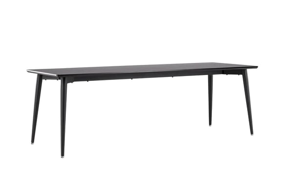 Ruokapöytä, Ellis, 85x230 cm, Musta