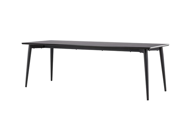 Ruokapöytä, Ellis, 85x230 cm, Musta