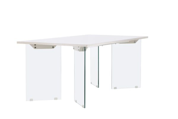Ruokapöytä, Ester, 180x90 cm, Vaaleanharmaa