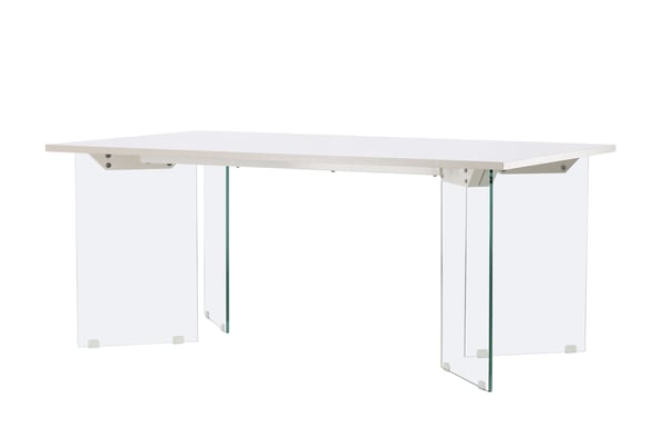 Ruokapöytä, Ester, 180x90 cm, Vaaleanharmaa