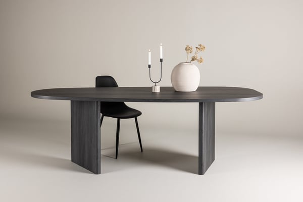 Ruokapöytä, Grönvik, 220x100 cm, Musta