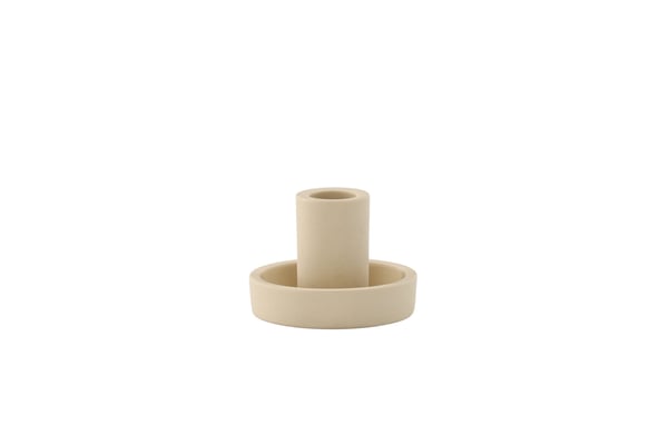 Kynttilänjalka, Ceco, L11xK6 cm, Beige