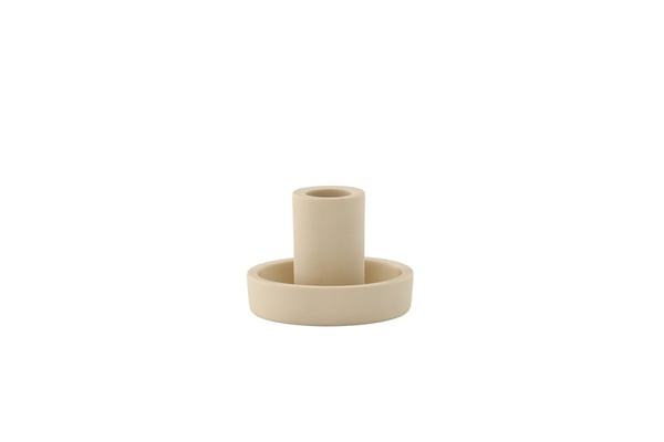 Kynttilänjalka, Ceco, L11xK6 cm, Beige