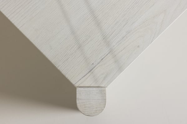 Sohvapöytä, Rogaland, 100x40 cm, Valkoinen
