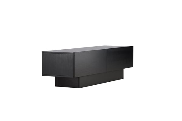TV-taso, Cuenca, 160x45 cm, Musta