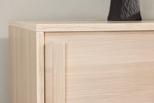 TV-taso, Lugo, 180x45 cm, valkolakattu