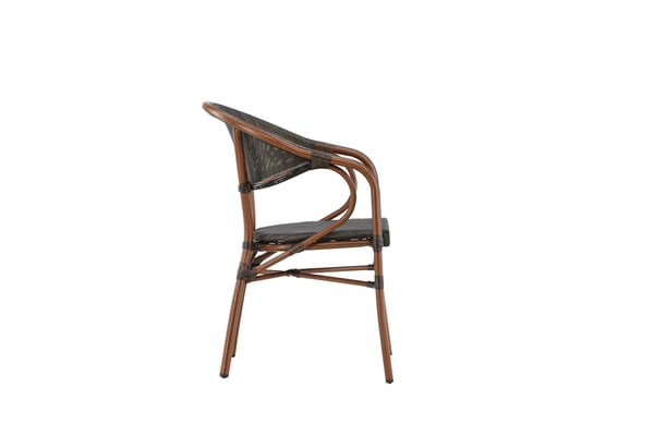 Tuoli, Vila Real kahvilatuoli 2-pack, 83x57x60 cm, Musta