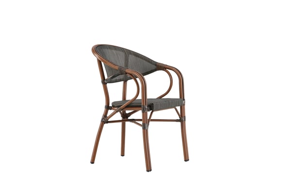 Tuoli, Vila Real kahvilatuoli 2-pack, 83x57x60 cm, Musta
