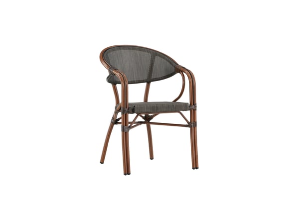 Tuoli, Vila Real kahvilatuoli 2-pack, 83x57x60 cm, Musta