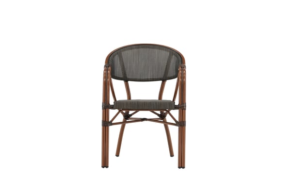 Tuoli, Vila Real kahvilatuoli 2-pack, 83x57x60 cm, Musta