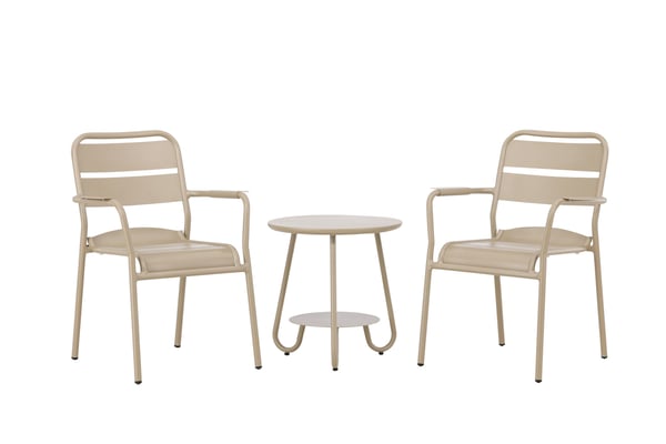 Ulkokalustesetti, Faro, 50cm, Beige