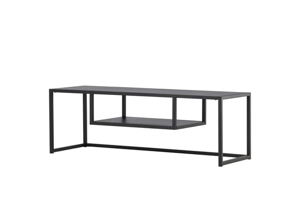 TV-taso, Riverside, 120x40 cm, Musta