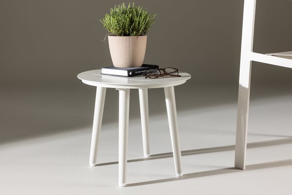 Sivupöytä, Lina, ⌀40 cm, Beige