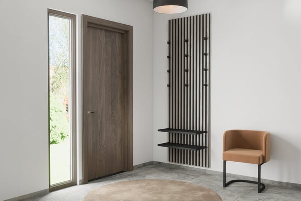 Seinäpaneeli, Nimes Industrial, 73x3x114 cm, valkaistu