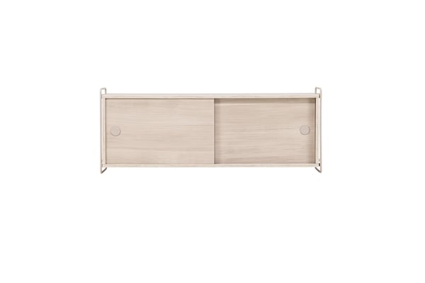 Seinäkaappi, Paris, 121x35x48 cm, Valkoinen