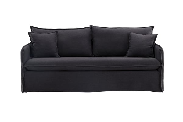 Sohva, Nova, 200x94 cm, Musta
