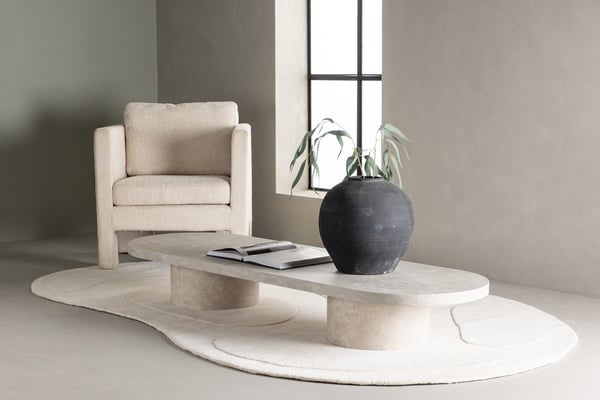 Sohvapöytä, Narvik, 190x60 cm, Beige