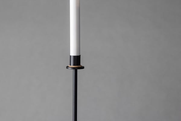 Kynttilänjalka, Högehall K102cm, 12x102 cm, Musta