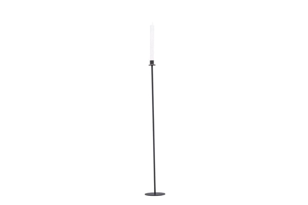 Kynttilänjalka, Högehall K102cm, 12x102 cm, Musta