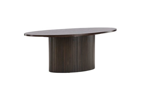 Sohvapöytä, Bianca Oval, 120x55 cm, Mocca